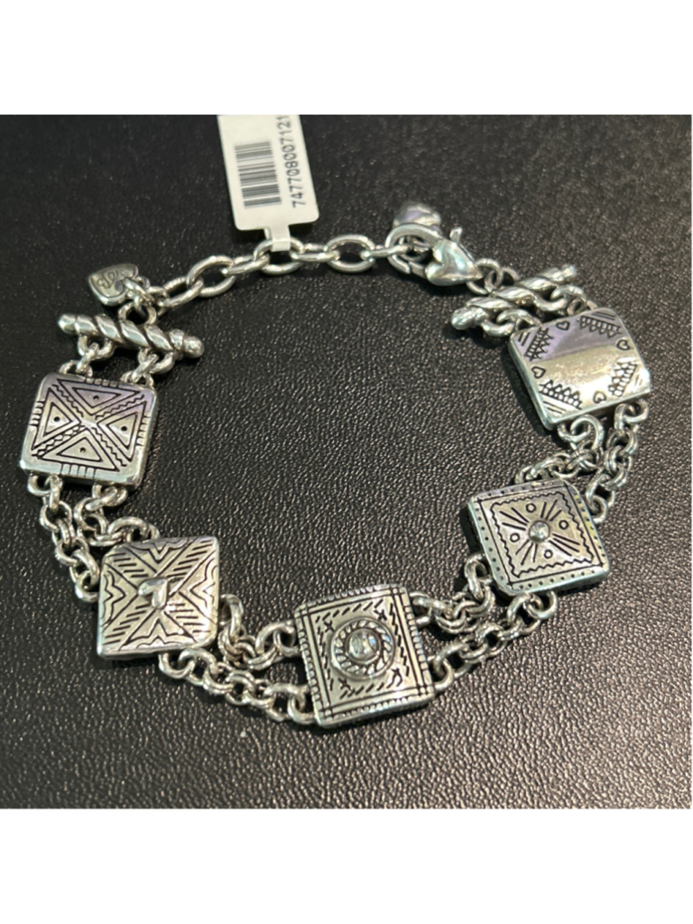 Women's Brighton Turkish Delight Silver Tone link Bracelet